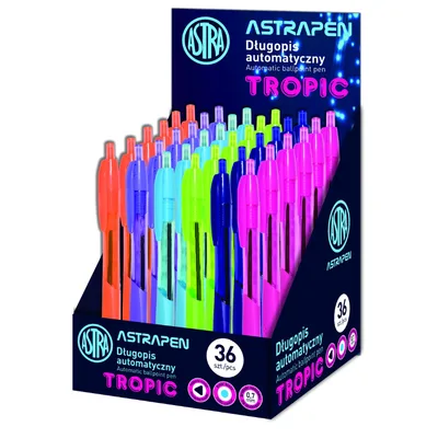 Pix retractabil TROPIC Negru, Astra | 1 buc