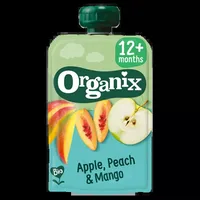 Piure ecologic BIO din Mar, Piersica si Mango 12+ luni, Organix | 100 g