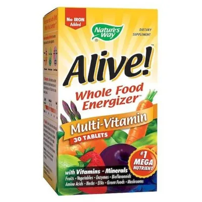 Alive Multivitamine Fara fier Secom | 30 de tablete