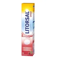 Electroliti cu aroma de cirese Litorsal, 24 comprimate efervescente, Zdrovit