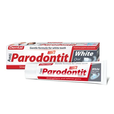 Pasta de dinti Anti Parodontit White, Rubella | 100 ml