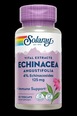 Echinacea Angustifolia 125 mg Solaray, Secom | 60 capsule vegetale