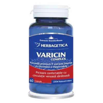 Varicin Complex, Herbagetica | 30 capsule