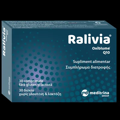Ralivia Oxiblume + CoQ10, 30 comprimate, Meditrina