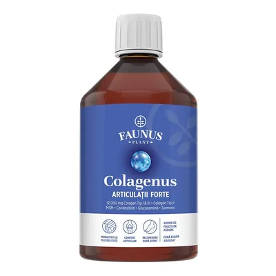 Colagen hidrolizat pentru articulatii Colagenus Articulatii Forte, 500ml, Faunus Plant