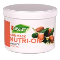 Masca nutritiva cu ulei de argan pentru par uscat, MM Beauty | 500 ml