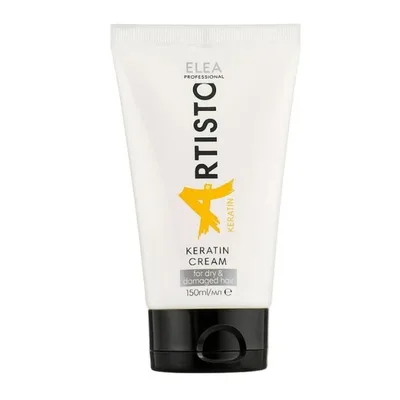 Crema hranitoare cu keratina par uscat si deteriorat, Elea Artisto | 150 ml