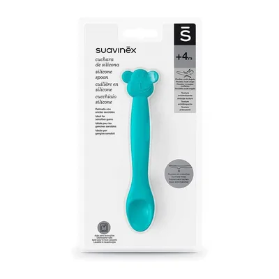 Lingurita din silicon Maimuta, Suavinex | +4 luni