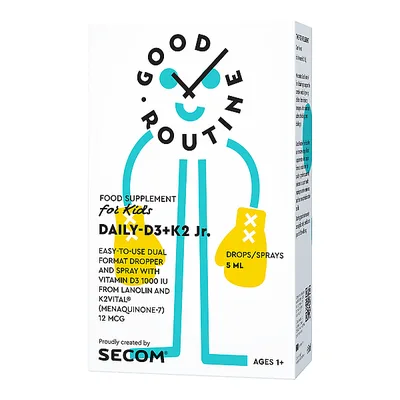 Daily-D3+K2 Jr., Good Routine | 5 ml