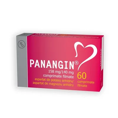 Panangin 158 mg/140 mg, Gedeon Richter | 60 comprimate filmate