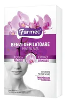 Benzi depilatoare pentru fata cu extract de orhidee, 10 x 2 bucati, Farmec