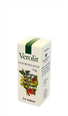 Verolit solutie pentru negi, Transvital | 10 g
