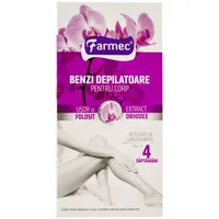 Benzi depilatoare pentru corp cu extract de orhidee, Farmec