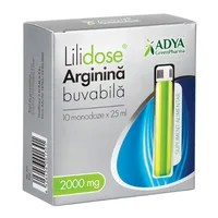 Arginina Buvabila 2000 mg Lilidose, 25 ml x 10 doze, Adya Green Pharma