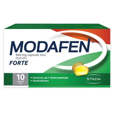 Modafen Forte 400 mg, Stada | 10 capsule moi
