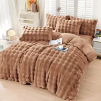Lenjerie de pat pufoasa SPOT Camila (maro) 230x250 cm, Ralex | 1 buc