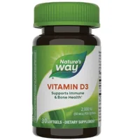 Natures Way Vitamina D3 2000 ui | 120 capsule