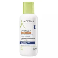 Crema de noapte emolienta si reparatoare pentru piele uscata Exomega Control, 400ml, A-Derma