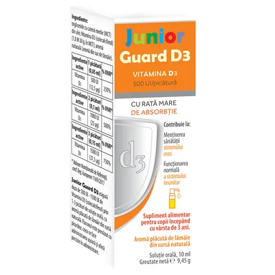 Vitamina D3 Junior Guard, Elantis | 10 ml