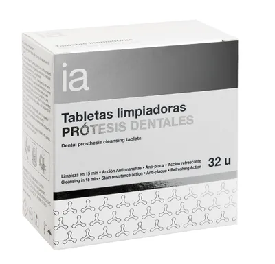 Tablete de curatare pentru proteza dentara, Interapothek | 32 tb