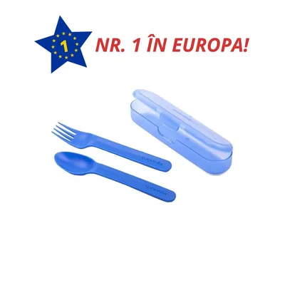 LINGURITA SI FURCULITA SET HRANIRE BLUE +12 LUNI 3400767