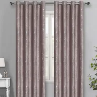 Draperie catifea BELLA Roz pudra si argintiu, Perpetuum | 140 x 245 cm