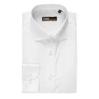 Camasa barbati 9565(1400) Slim Fit, alb uni, Gama | marimea 37/38