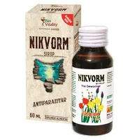 Nikvorm sirop pentru eliminarea parazitilor intestinali, Bio Vitality | 60 ml