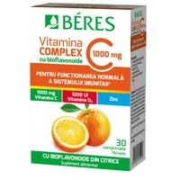 Vitamina C Complex cu bioflavonoide, Beres Pharmaceuticals | 30 comprimate