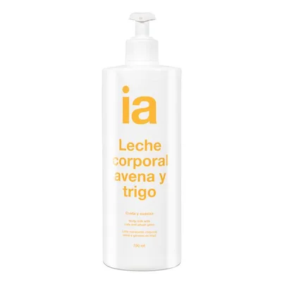 Lapte de corp cu extract de ovaz si grau, cu dispenser, Interapothek | 750 ml