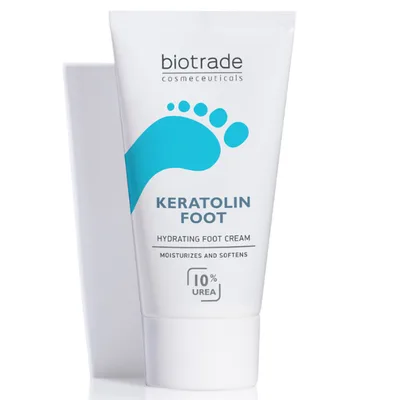 Crema hidratanta pentru picioare cu 10% uree Keratolin Foot | 50 ml