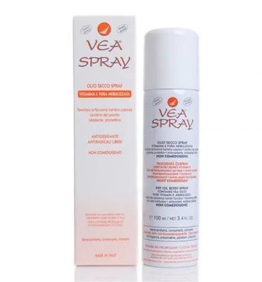 Vea Spray cu Ulei Uscat si Vitamina E pura nebulizata, Hulka | 100 ml