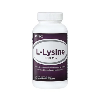 GNC L-lysine 500 Mg, L-lizina | 100 Tb