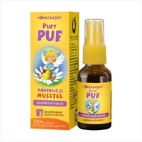 Ingeras Pufy Puf Spray Propolis cu Musetel, Dacia Plant | 20 ml