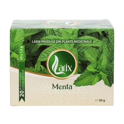 Ceai Menta, Larix | 20 plicuri cu supraplic