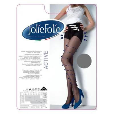 Ciorapi compresivi dama ACTIVE 40 DEN Fumuriu 1/2, Calze BC
