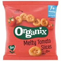 Snack ecologic Bio din Porumb cu Rosii si Morcovi 7+ luni, Organix | 20 g