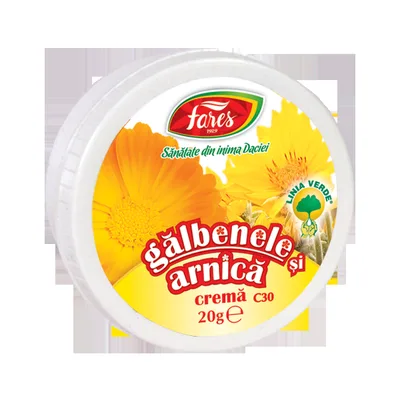 Galbenele si arnica, C30, crema, Fares | 20G