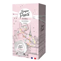 Set cadou dama Bonjour de Paris Floral, Corania | EDP 100 ml + esarfa