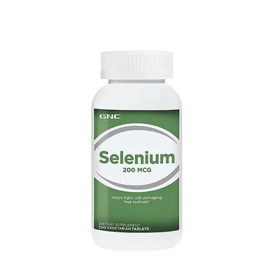 GNC Seleniu 200 Mcg, Seleniu Natural | 100 Tb