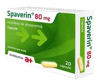 Spaverin 80 mg, Antibiotice SA | 20 capsule
