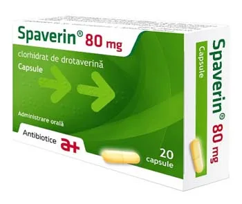 Spaverin 80 mg, Antibiotice SA | 20 capsule