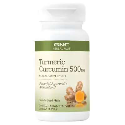 Turmeric Curcumin 500 mg Herbal Plus, GNC | 30 capsule