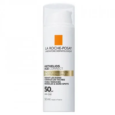 Crema cu protectie solara SPF 50 pentru fata Anthelios Age Correct, La Roche-Posay | 50 ml