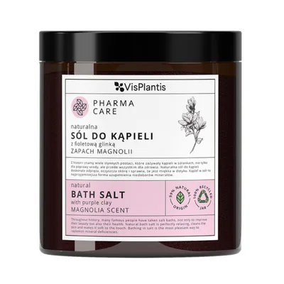 Sare de baie Pharma Care cu Argila Mov si Magnolie, Green Pharmacy | 800 g