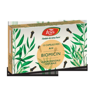 Biomicin, A14, Fares | 15 capsule moi