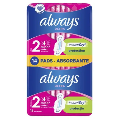 Absorbante Always Duo Pack Ultra Super Plus, P&G | 14 bucati