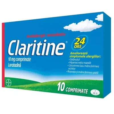 Claritine 10 mg, Bayer | 10 comprimate