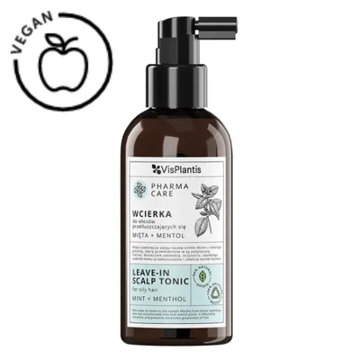 Ser pentru scalp leave-in Pharma Care pentru par gras cu menta si mentol, Green Pharmacy | 150 ml