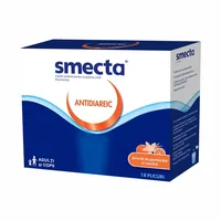 Smecta cu vanilie si portocala, Ipsen Pharma | 10 plicuri
